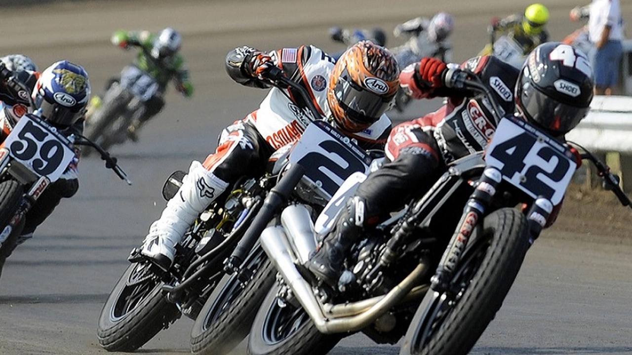 What is flat track racing?